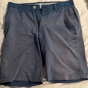 Men's navy blue golf shorts size 32 heat gear